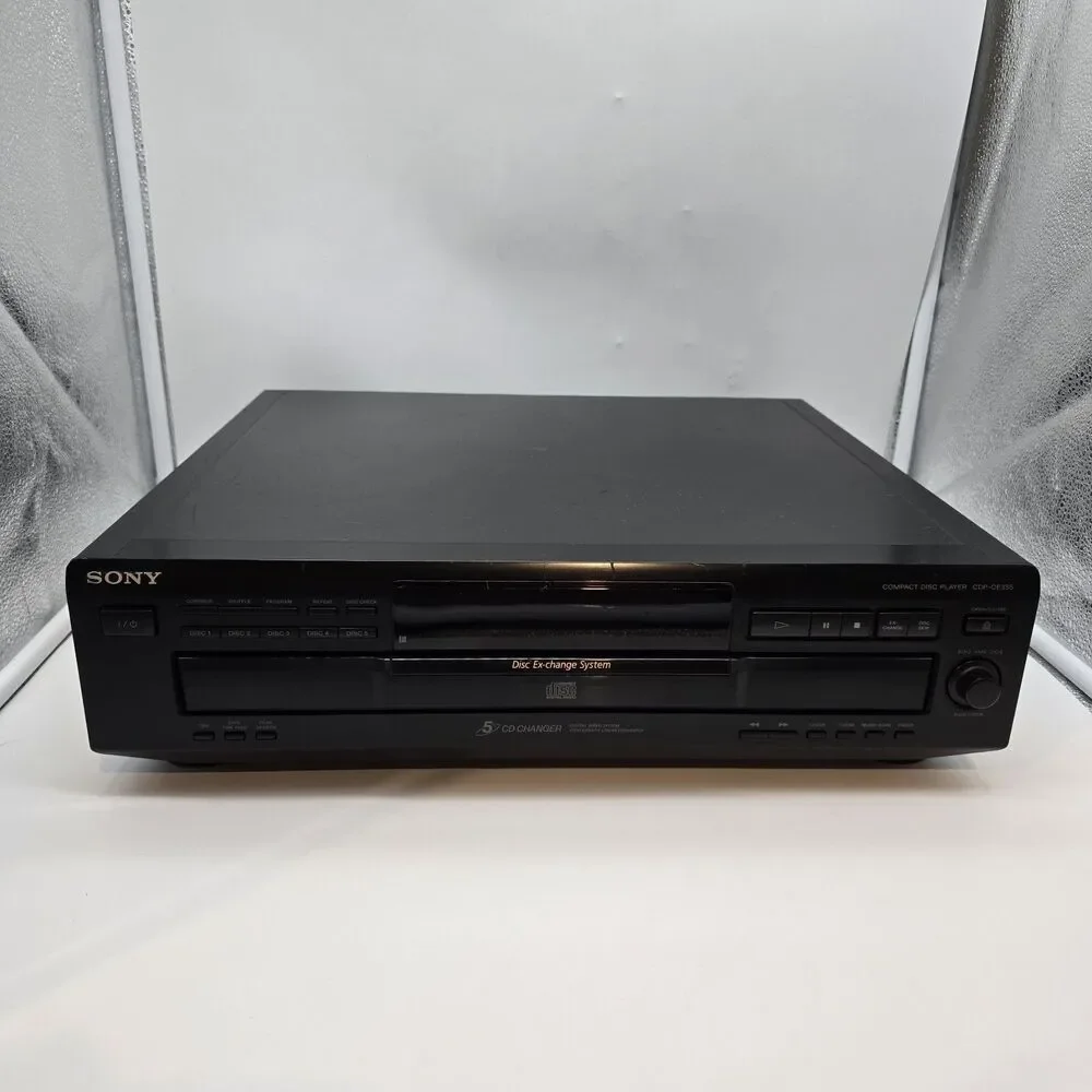 Sony CDP-CE335 5 Disc CD Changer Player Carousel | NO Remote TESTED